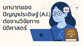 บทบาทของปัญญาประดิษฐ์ (A.I.) ต่องานวิจัยทางนิติศาสตร์